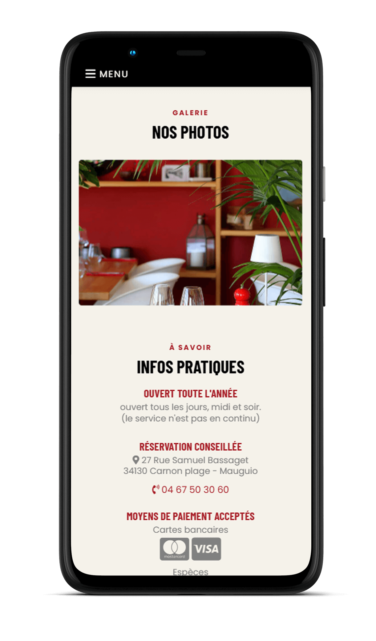 Création de Site Internet pour votre Restaurant à Montpellier Création de Site Internet pour votre Restaurant à Montpellier
